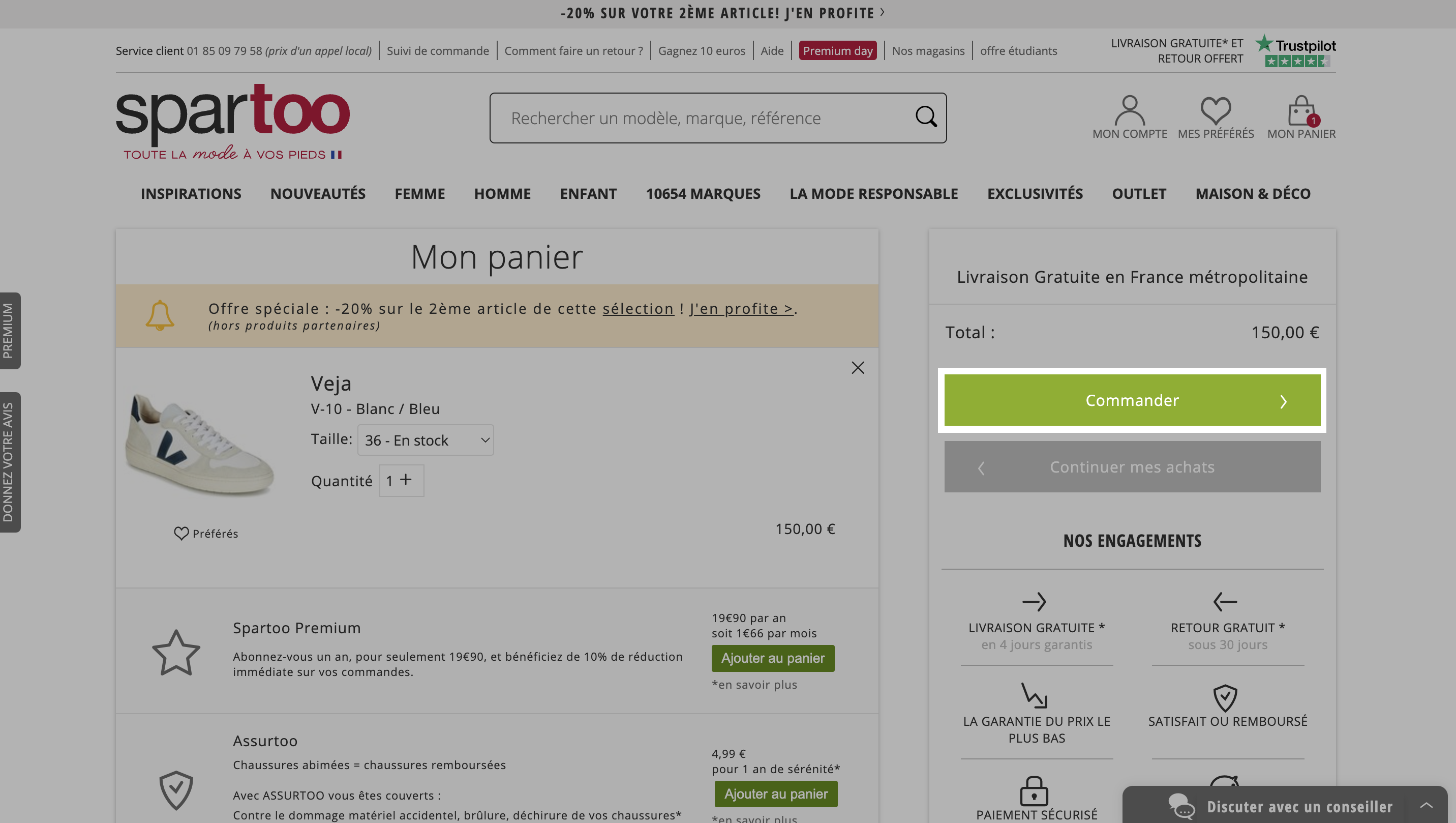 Utiliser votre code Spartoo sur spartoo Centre d Aide